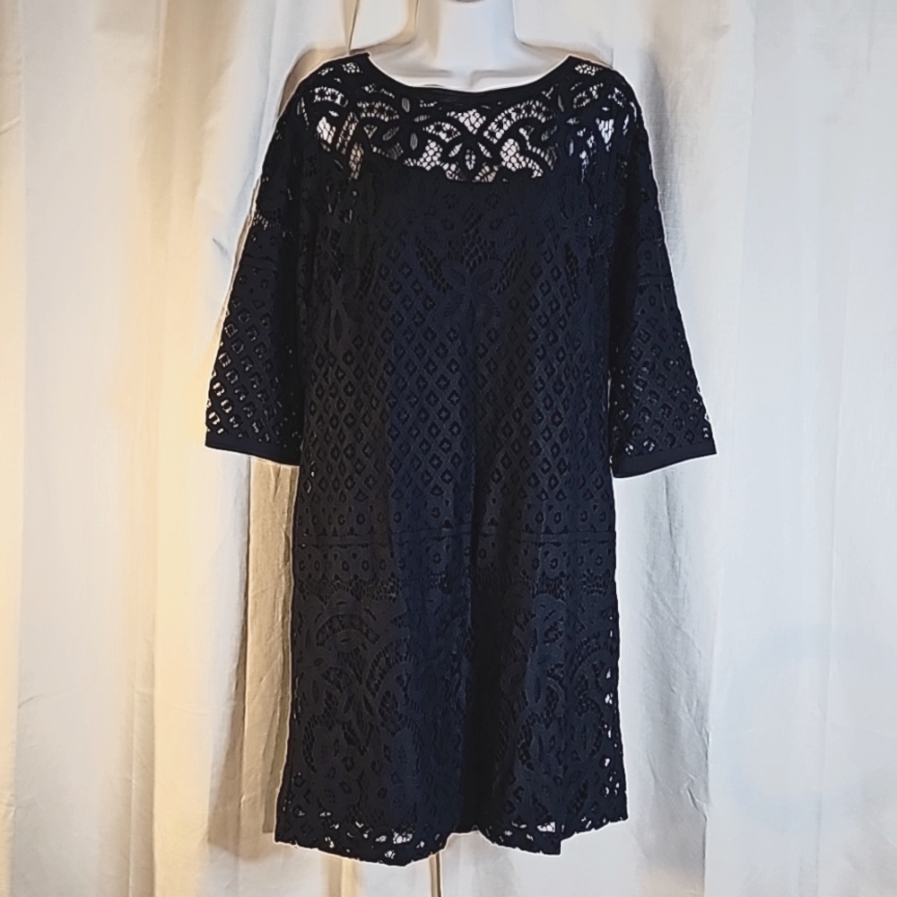 3/$20 LOFT 10 Lace Lined Dress